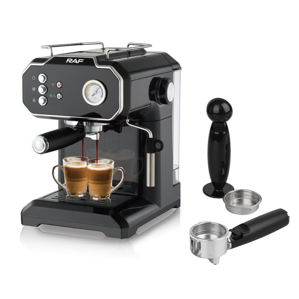 Household Small Semi-Automatic High Pressure Steam Milk Froth Coffee Machine
