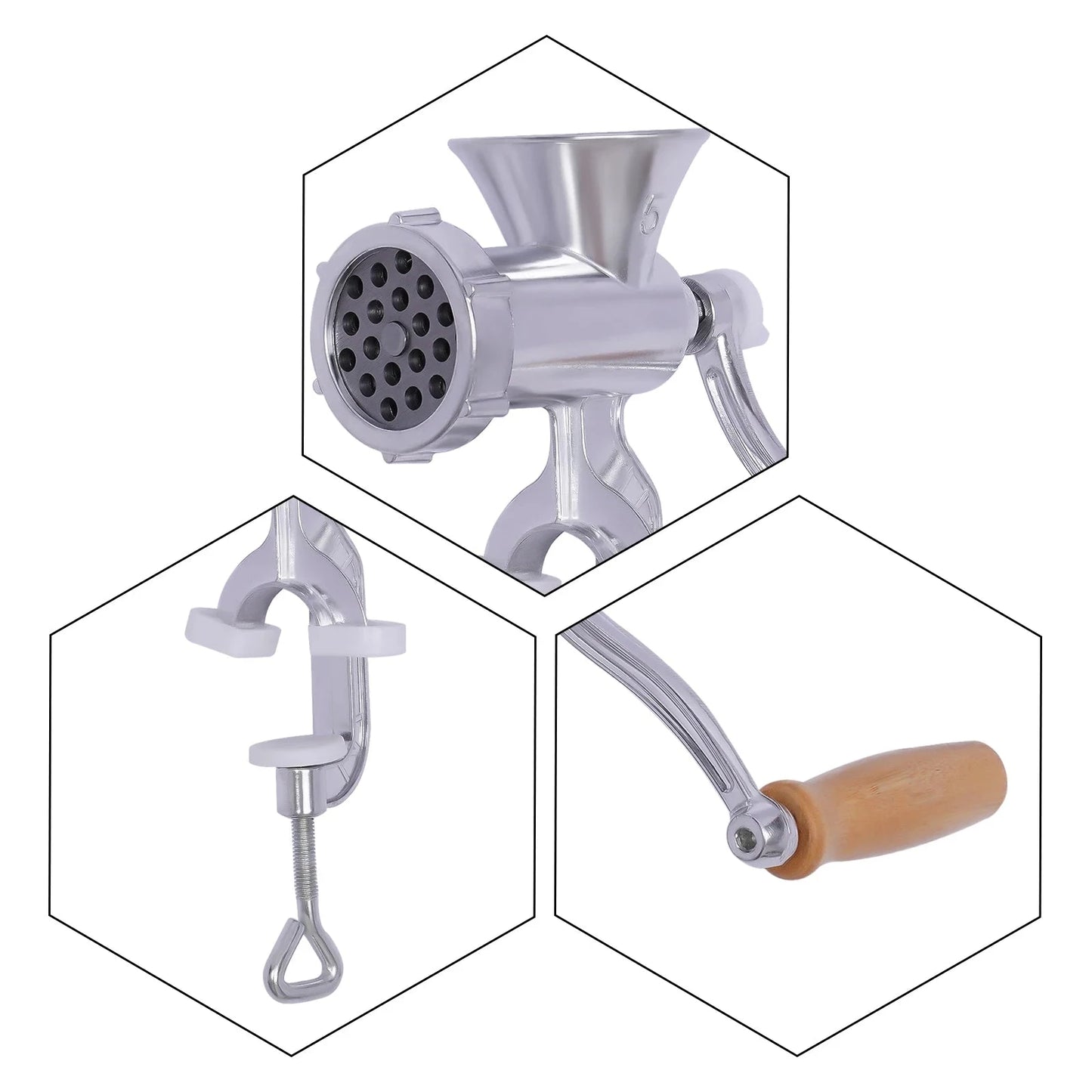 Versatile Manual Meat Grinder: Quick, Efficient, and Stylish Kitchen Deribla Store