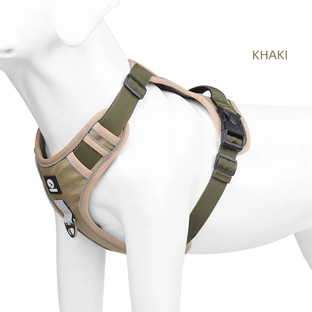 Anti-Pull Reflective Dog Harness - Multi-Point Adjustable No-Pull Vest - Deribla Store