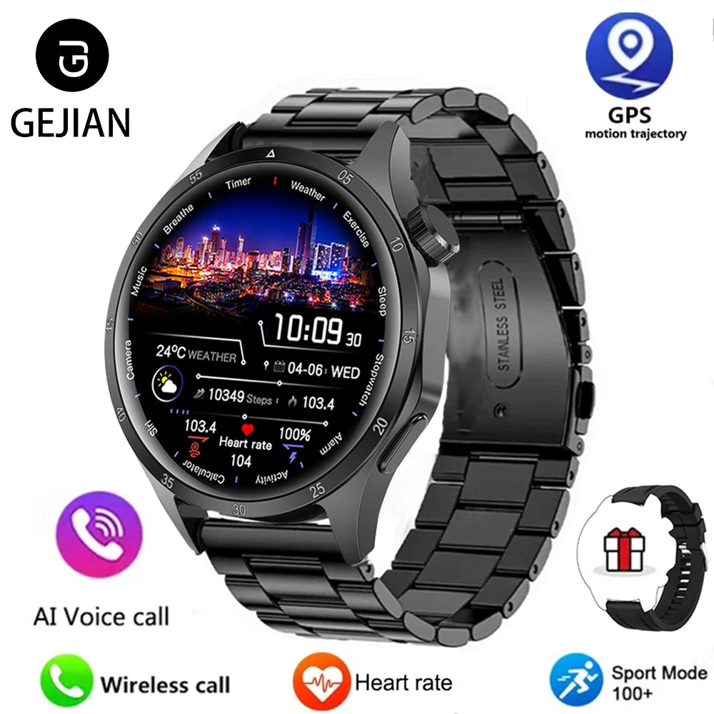 For HUAWEI GT5 Pro GPS NFC Smart Watch Men 360*360 AMOLED