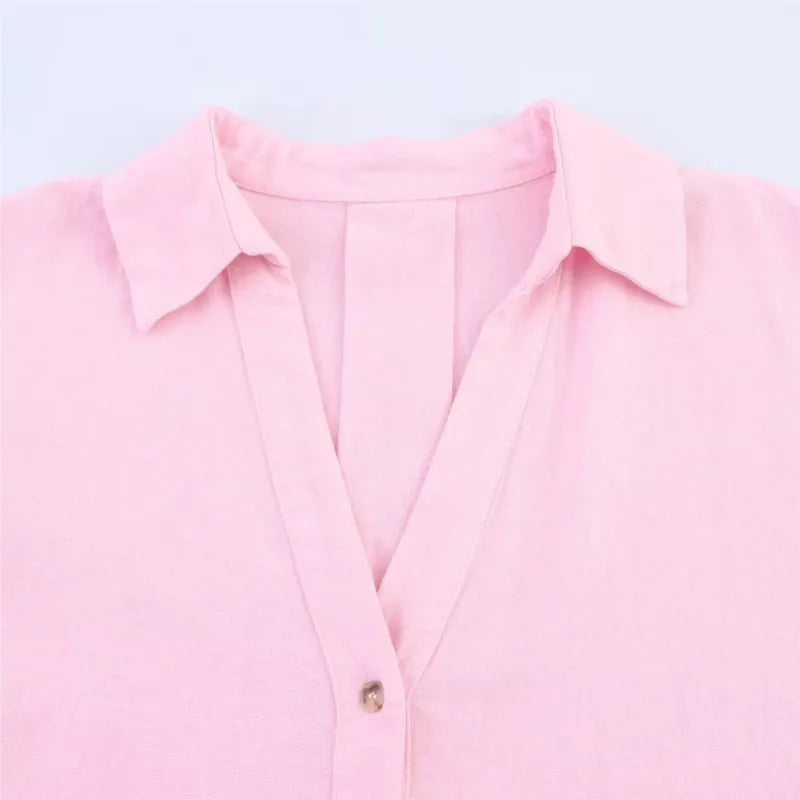 HipSeam Wide Sleeved Shirt Women Spring Asymmetric Hem