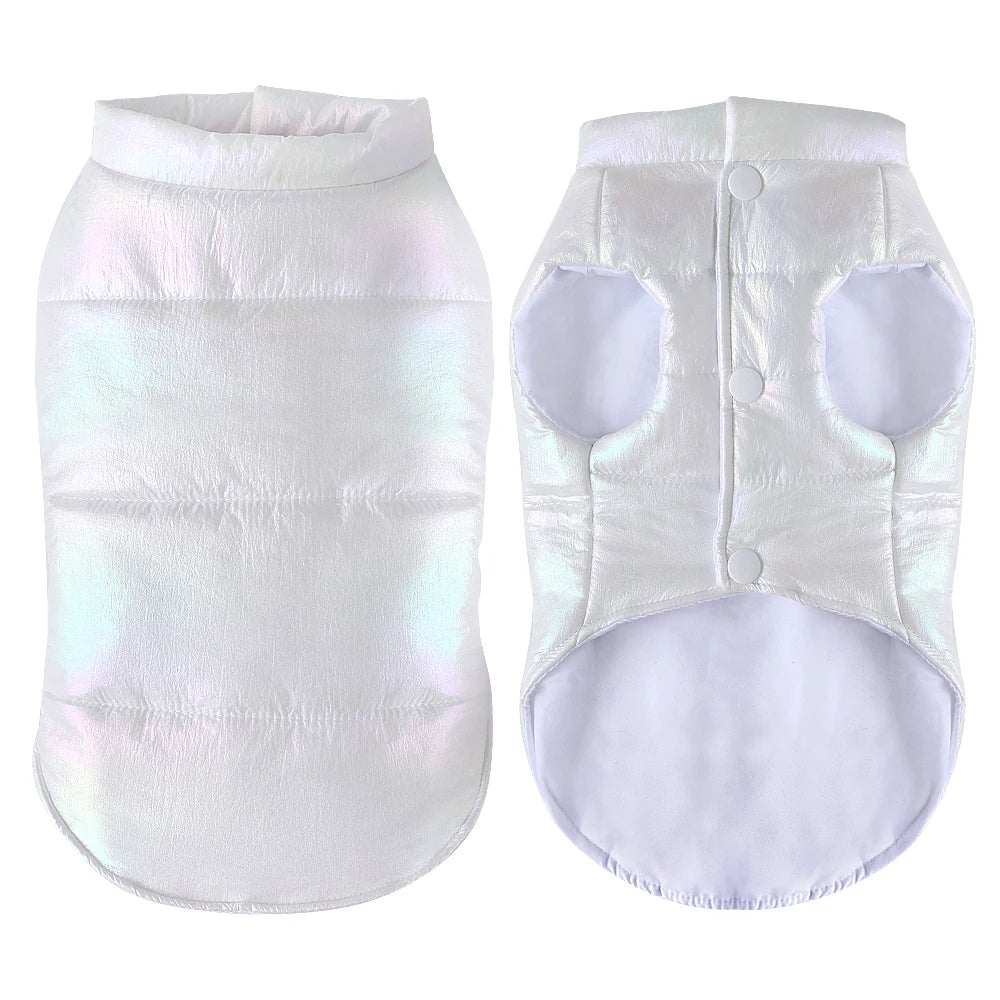 Winter Dog Cat Vest - Waterproof Warm Jacket for Small Dogs & Cats, Pink Puppy Coat - Deribla Store