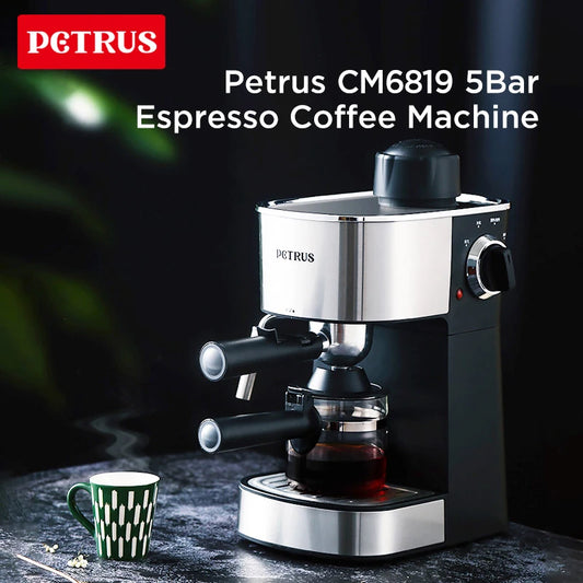 Petrus Espresso Machine - Professional Milk Frother System & Fancy Milk Foam Maker (220V) - Deribla Store