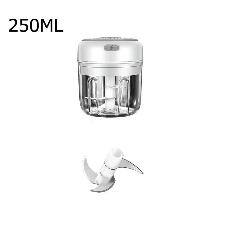 Electric Garlic Chopper USB - Mini Food Processor Kitchen Tool - Deribla Store