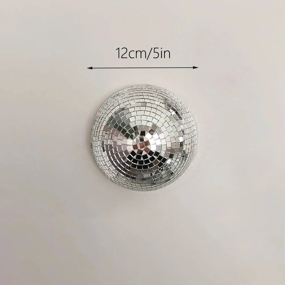 Wall Disco Ball Mirrored Designs Metallic Home Decor Mirror Ball Deribla Store