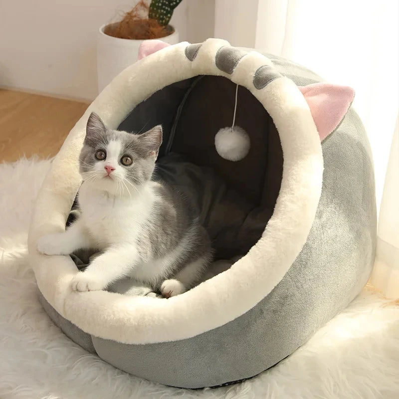 Cozy Pet Bed - Warm Washable Lounger Cushion for Cats & Small Dogs - Deribla Store