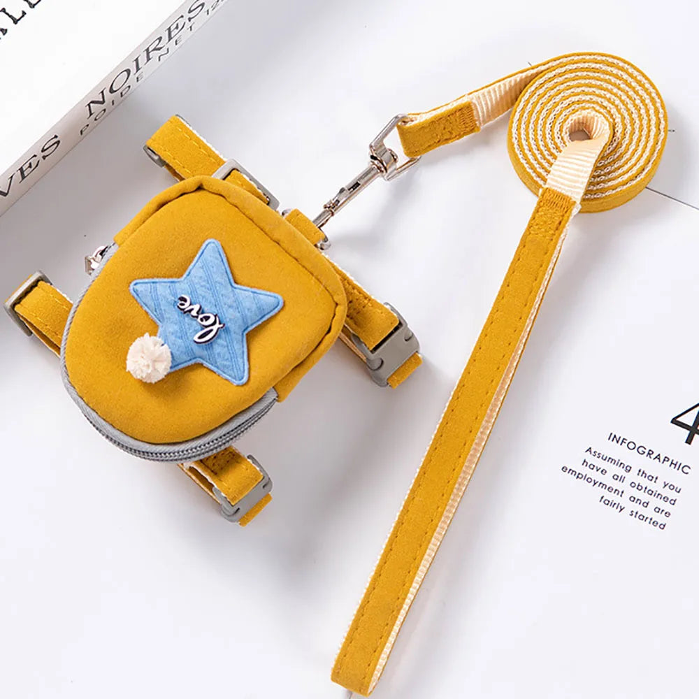 Cat Harness & Leash Set - Anti-Escape Chest Strap for Outdoor Walking - Deribla Store