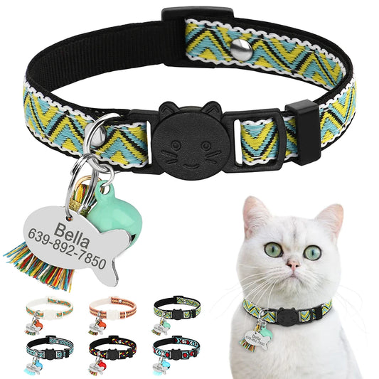 Personalized Cat Collar Breakaway