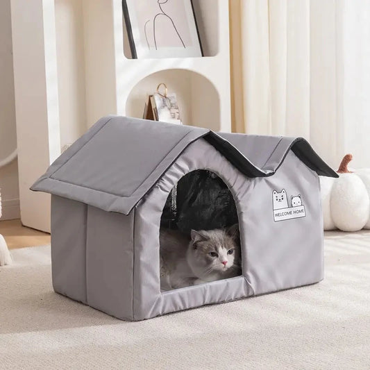 Cat Cooling House - Removable Ice Mat Bed for Summer Air Conditioning - Deribla Store