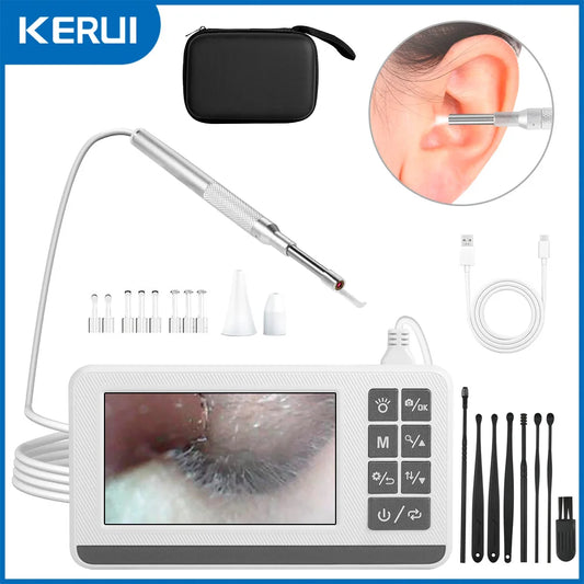 Ear Wax Removal Tool 4.3'' Screen - Digital Ear Camera 6 LED