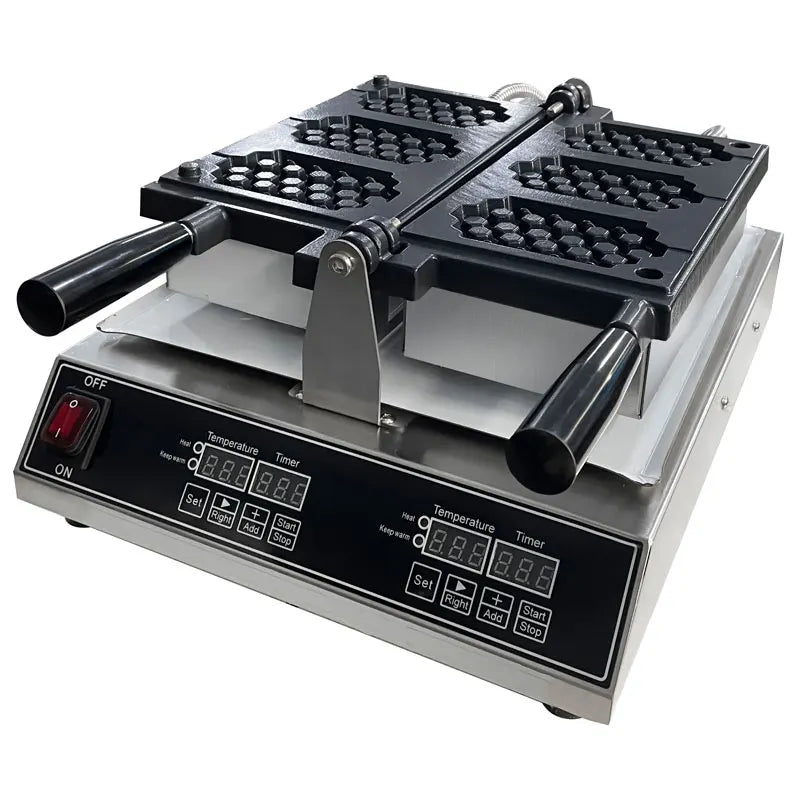 Commercial Waffle Maker Honeycomb 3 Stick - 110V 220V Iron - Deribla Store