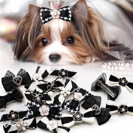 Dog Hair Bows 10PCS