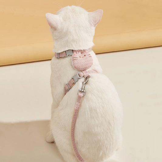 Cat Harness & Leash Set - Adjustable Vest for Walking Cats & Small Dogs - Deribla Store