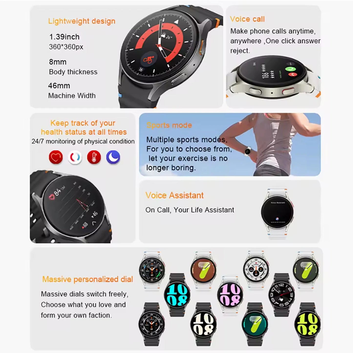 2025New Smart Watch For Samsung Galaxy Watch 7 Men GPS