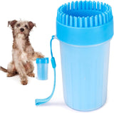Portable Dog Paw Cleaner Upgrade Dog Paw Washer Cup Paw Cleaner for Cats and Small/Medium Dogs (Medium,Blue)