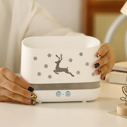 Flame Humidifier - Elk Diffuser Atmosphere Lamp Christmas Deribla Store