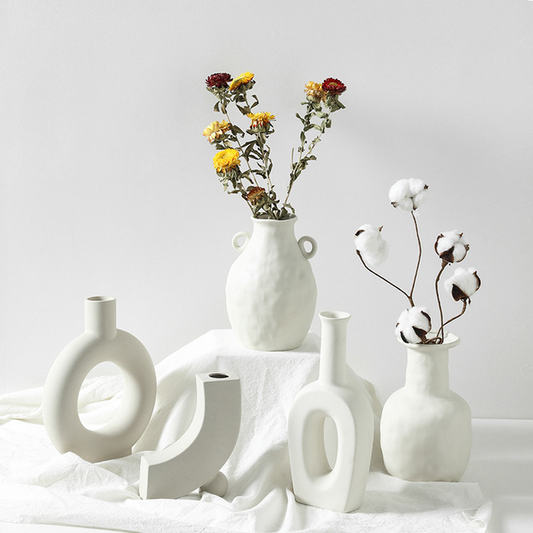 Ceramic Vase - Nordic Modern Decorative Flower Home Decor