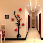 Wall Sticker - Creative Vase Acrylic 3D Decoration Deribla Store