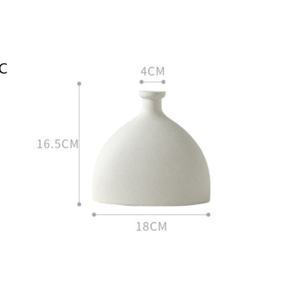 Ceramic Vase - Nordic Modern Decorative Flower Home Decor Deribla Store