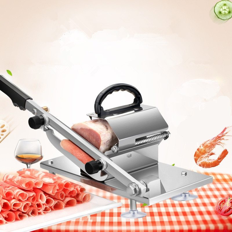 Manual Meat Slicer Adjustable