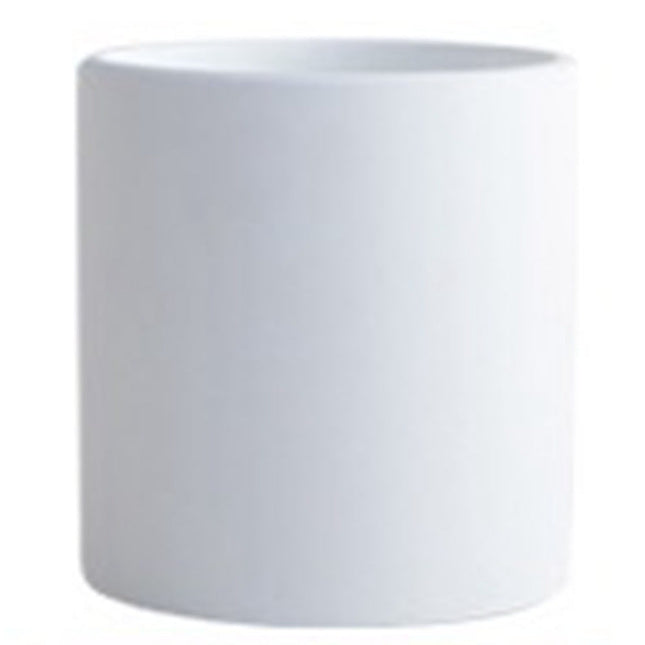Flower Pot - Nordic Ceramic Cylindrical Planter Drainage Deribla Store