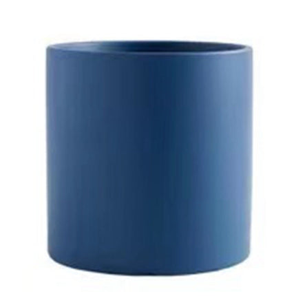 Flower Pot - Nordic Ceramic Cylindrical Planter Drainage Deribla Store