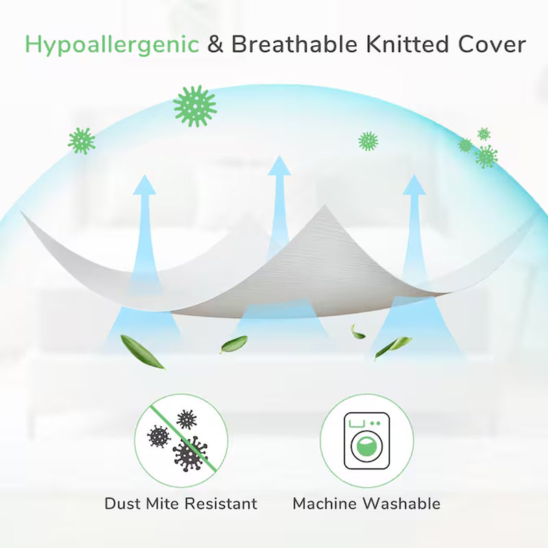 12-In Medium Twin Extra Long Memory Foam Mattress in a Box