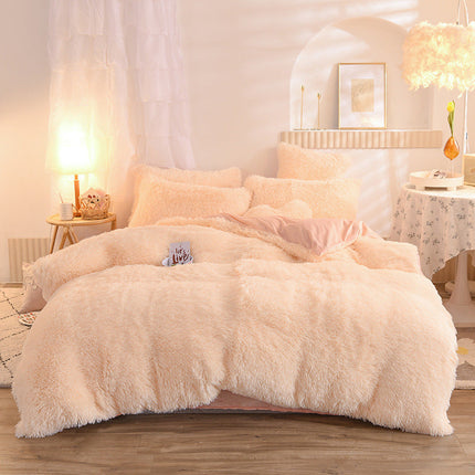 Duvet Cover Set - Luxury Fleece Plush Winter Queen King Deribla Store