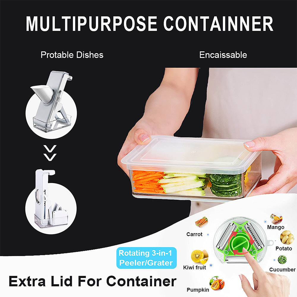 Mandoline Slicer 3-in-1 Adjustable 