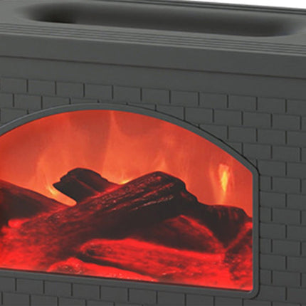2024 New Simulated Fireplace Air Humidifier Flame Effect Aroma Oil Diffuser Aromatherapy Humidifiers Mist Sprayer Air Purifier - Deribla Store