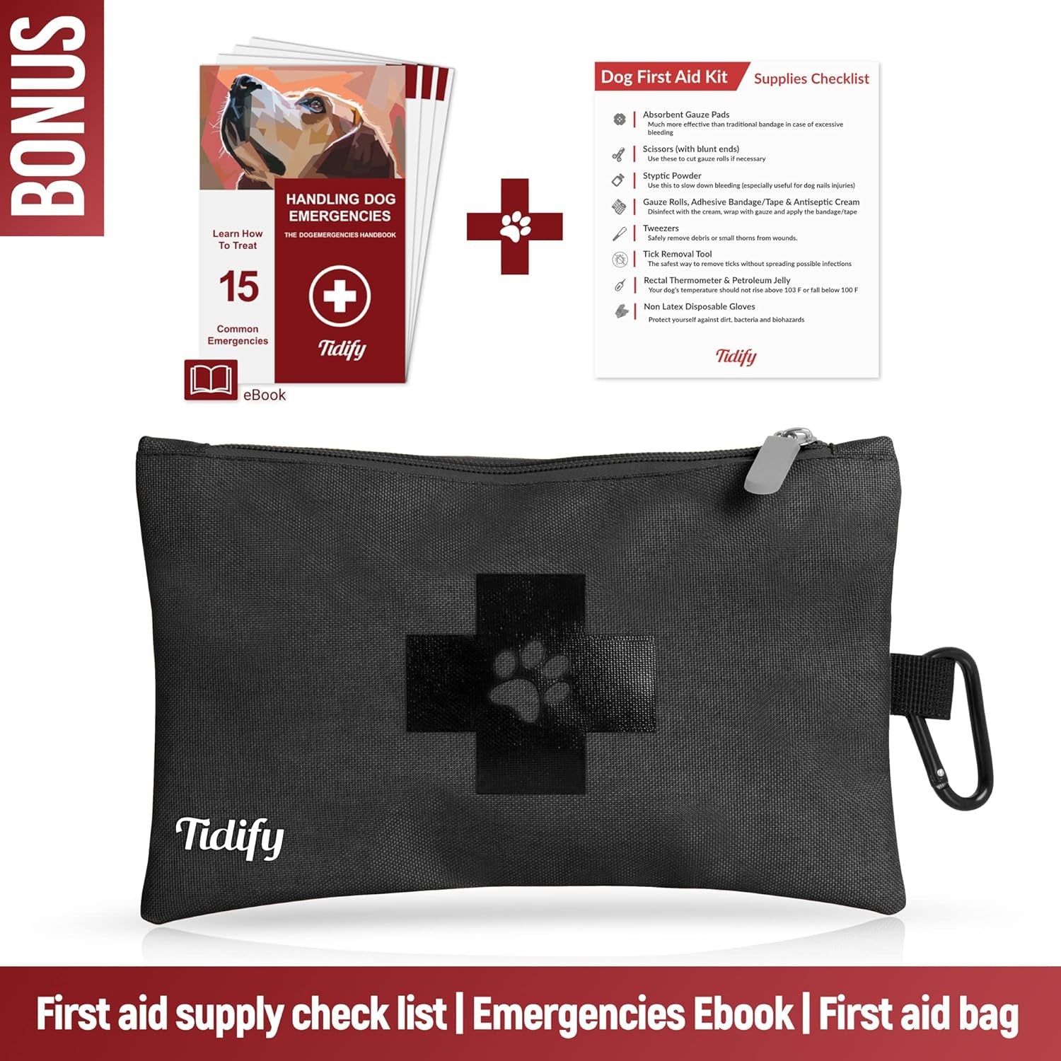 Dog Travel Bag Airline Approved Pet Travel Set for Dog and Cat Tote Organizer with Multi Function Pockets, 2 Food Containers and Collapsible Bowls, Weekend Away Dog Bag for Travel Accessories