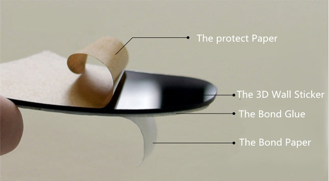 Wall Sticker - Creative Vase Acrylic 3D Decoration