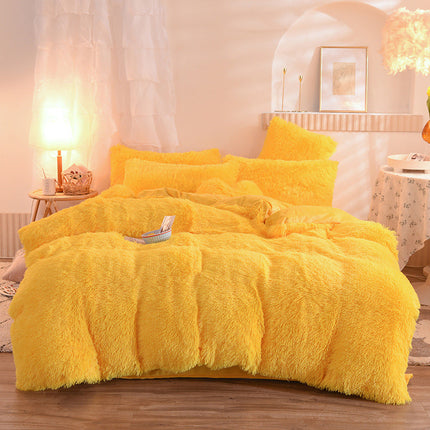Duvet Cover Set - Luxury Fleece Plush Winter Queen King Deribla Store