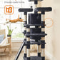 67 Inches Multi-Level Cat Tree for Large Cats, with Cozy Perches, Stable, Smoky Gray UPCT18G