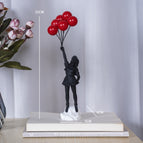 Six Balloons Black