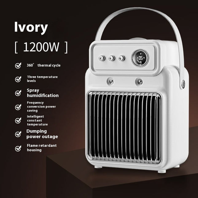 Space Heater - 2-in-1 Room Heater with Humidifier