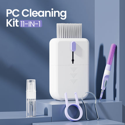 Cleaning Kit - 11-in-1 Multifunctional Tech Cleaner Set