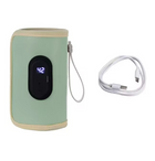BabyWarm bottle warmer green pink color USB-C charging — Deribla Store
