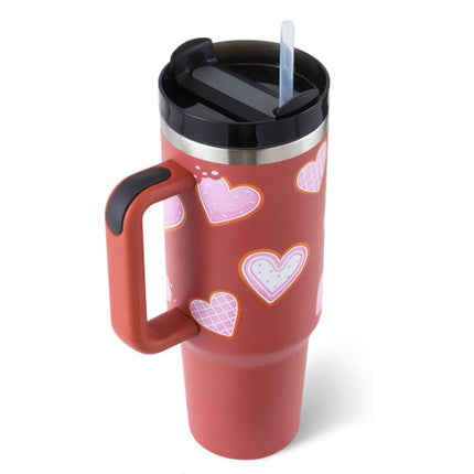 Insulated Tumbler 40oz - Stainless Steel Travel Mug with Handle Deribla Store