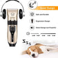 Rechargeable Cordless Pet Shaver,Low Noise Dog Clippers with Scissor Comb,Electric Quiet Pet Grooming Set for Dogs and Cats