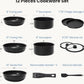 12-Piece Non-Stick Cookware Set for Kitchen Use