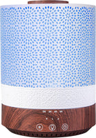 2500 ML XL Essential Oil Diffuser for Large Room Aroma Humidifier Home Decor Bed Baby Room Big Huge 2.5 L Capacity Long Run Color Lights Decorative Design High Mist Dark Wood Grain F004