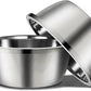 Stainless Steel Large Dog Bowl Set of 2, with 176 Oz (24Cup) High Capacity Metal Dog Food Bowls,Desirable Water and Food Bowls for Large, X-Large, and Giant Dogs,Heavy Duty, Bpa-Free