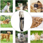 Rechargeable Cordless Pet Shaver,Low Noise Dog Clippers with Scissor Comb,Electric Quiet Pet Grooming Set for Dogs and Cats