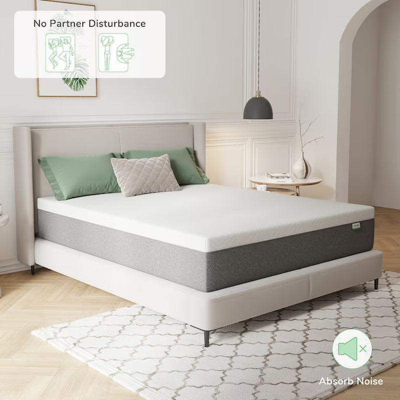 12-In Medium Twin Extra Long Memory Foam Mattress in a Box
