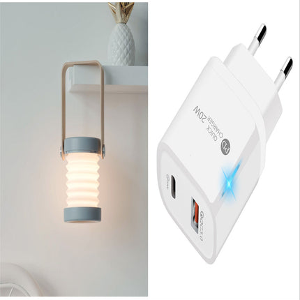 LED Night Light Foldable Touch Dimmable - USB Rechargeable Lantern Deribla Store