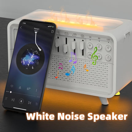 White Noise Machine - 3-in-1 Bluetooth Speaker & Humidifier