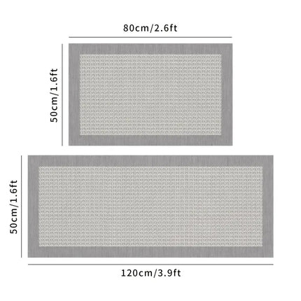 2-Pack Durable Kitchen Floor Mats, Non-Slip & Waterproof