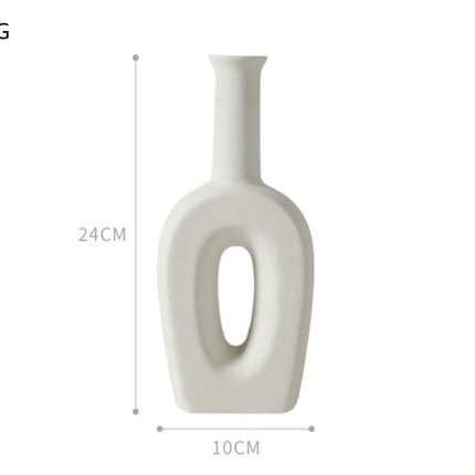 Ceramic Vase - Nordic Modern Decorative Flower Home Decor Deribla Store