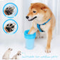 Portable Dog Paw Cleaner Upgrade Dog Paw Washer Cup Paw Cleaner for Cats and Small/Medium Dogs (Medium,Blue)